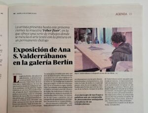 Nota de Prensa ABC Fiber Fever Ana Valderrábanos